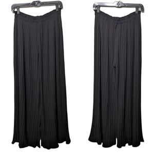 ETEN Pleated Crinkle Wide Leg Flowy Pants 1X